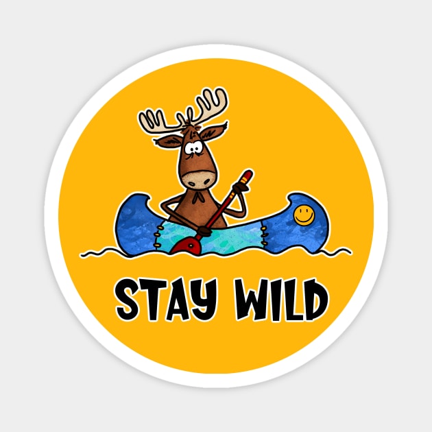 Stay Wild Magnet by Corrie Kuipers